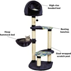 MidWest Feline Nuvo Resort 60-in Faux Fur Cat Tree 15 MidWest Feline Nuvo Resort 60-in Faux Fur Cat Tree -Cat Supplies 80352 PT8. AC SS1800 V1525271859