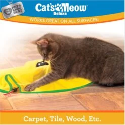 Cat's Meow Motorized Chaser Cat Toy -Cat Supplies 804382 PT4. AC SS1800 V1678741858