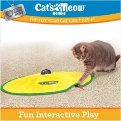 Cat's Meow Motorized Chaser Cat Toy -Cat Supplies 804382 PT5. AC SS1800 V1678741867