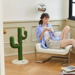 VETRESKA Oasis Cactus 32-in Cat Tree -Cat Supplies 805134 PT5. AC SS1800 V1680529006