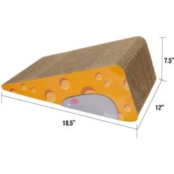 Kensie Cheese & Mouse Cat Scratcher, Large -Cat Supplies 806870 PT2. AC SS1800 V1682536127