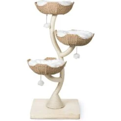 Mau Lifestyle Ivy 3, 53-in Modern Cat Tree, Natural -Cat Supplies 842054 PT4. AC SS1800 V1682621966