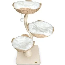 Mau Lifestyle Ivy 3, 53-in Modern Cat Tree, Natural -Cat Supplies 842054 PT5. AC SS1800 V1682628037