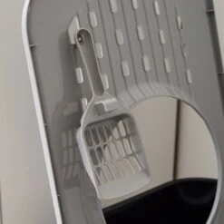 IRIS USA Square Top Entry Cat Litter Box With Scoop, Large -Cat Supplies 846630 PT6. AC SS1800 V1683835873