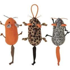 SmartyKat Instincts Safari Sneakers HappyNip Silvervine & Catnip Plush Cat Toys & Launcher Cat Toy, 3-pack & 1 Count -Cat Supplies 847206 PT3. AC SS1800 V1683730246