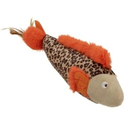 SmartyKat Instincts Fin Frenzy Crinkle Plush Kicker With HappyNip Silvervine & Catnip Cat Toy -Cat Supplies 847270 PT3. AC SS1800 V1683729369