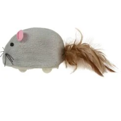 SmartyKat Instincts Scamper Mouse Soft Plush Battery-Powered Electronic Motion Cat Toy -Cat Supplies 847382 PT5. AC SS1800 V1689345637