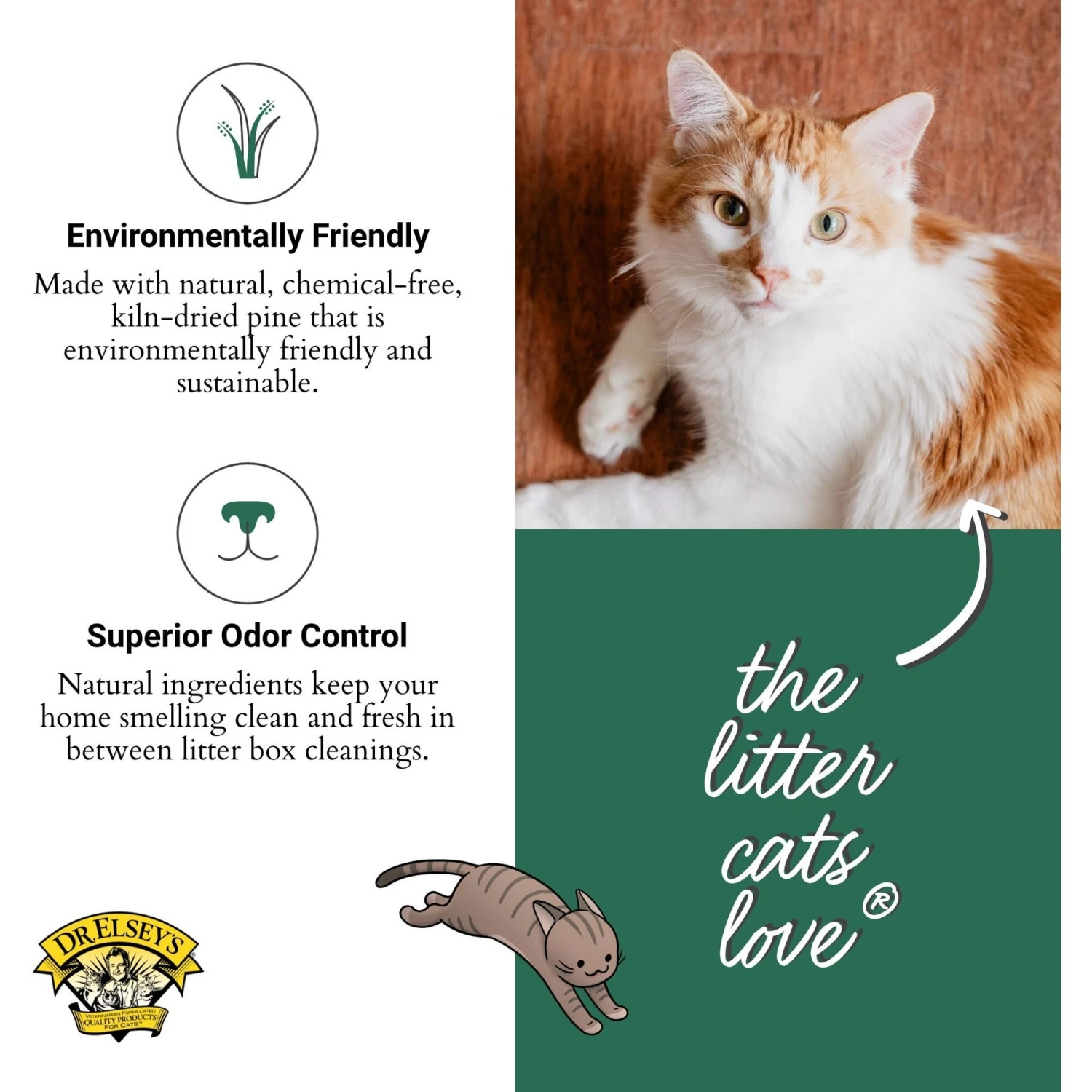 Dr. Elsey's Pine All-Natural Kiln-Dried Cat Litte 5 Dr. Elsey's Pine All-Natural Kiln-Dried Cat Litte - Image 5