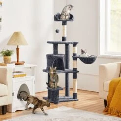 Yaheetech 57-in Cat Tree For Indoor Cats