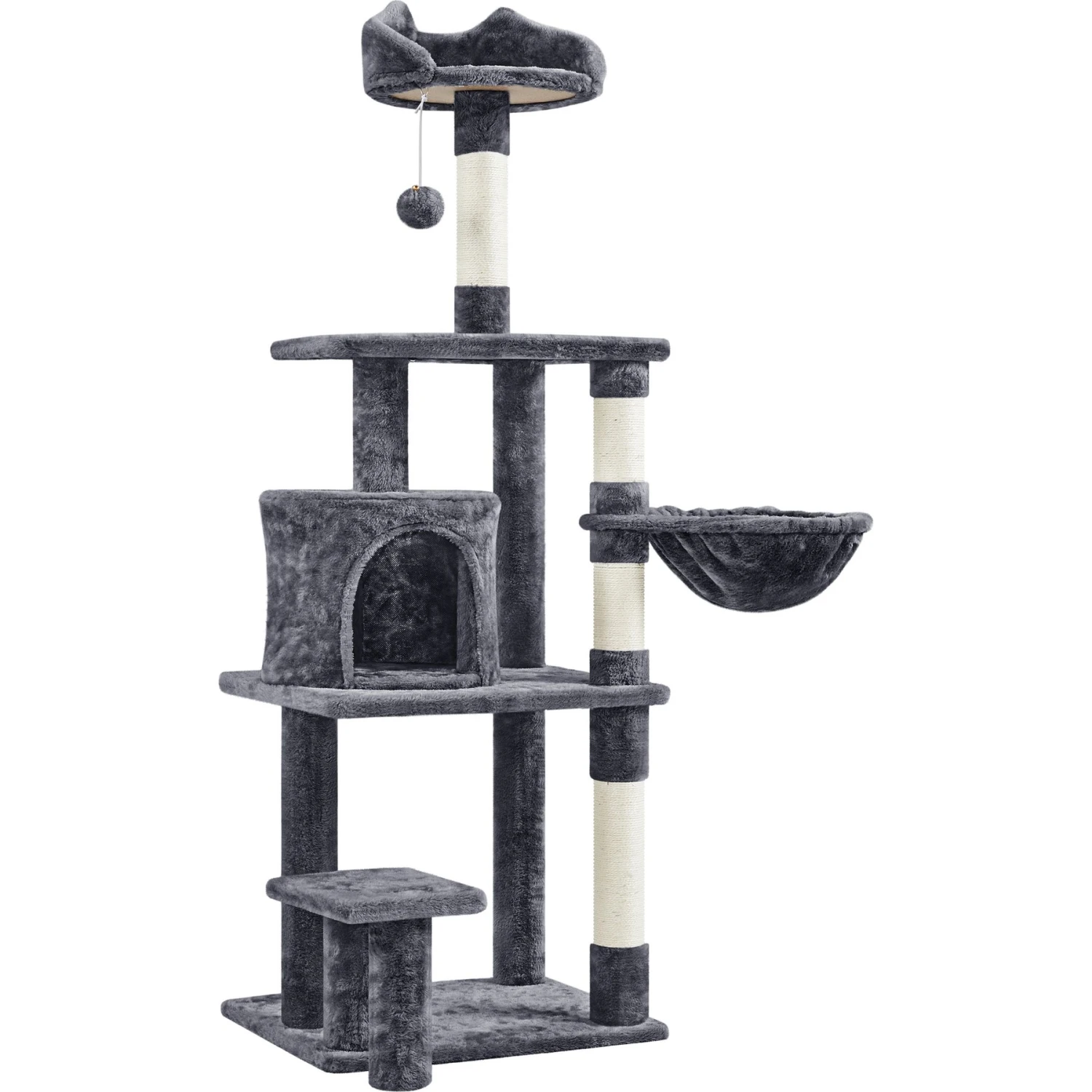 Yaheetech 57-in Cat Tree For Indoor Cats 3 Yaheetech 57-in Cat Tree For Indoor Cats - Image 3