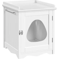 Yaheetech Indoor Cat Litter Box Enclosure -Cat Supplies 871918 PT2. AC SS1800 V1686247356