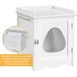 Yaheetech Indoor Cat Litter Box Enclosure -Cat Supplies 871918 PT6. AC SS1800 V1686247986