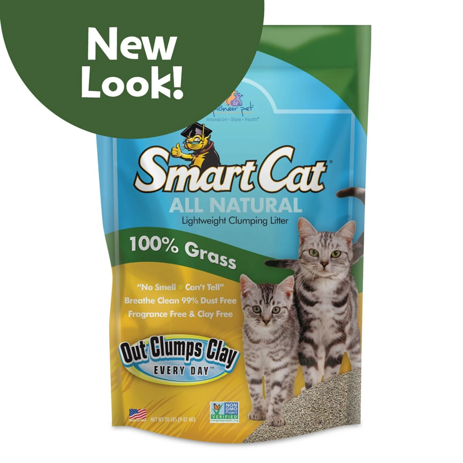 SmartCat Unscented Clumping Grass Cat Litter 1 SmartCat Unscented Clumping Grass Cat Litter