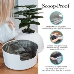 Bundle & Bliss Reusable Cat Litter Liners, 3 Count -Cat Supplies 897454 PT4. AC SS1800 V1687890210