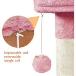 Yaheetech 34.5-in Plush Cover Cat Tree 15 Yaheetech 34.5-in Plush Cover Cat Tree -Cat Supplies 899542 PT6. AC SS1800 V1692300031