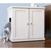 The Refined Feline Deluxe Cat Litter Box, X-Large, White