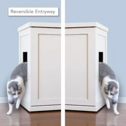 The Refined Feline Deluxe Cat Litter Box, X-Large, White -Cat Supplies 908230 PT2. AC SS1800 V1689275972