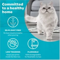 SWheat Scoop Fast-Clumping Unscented Natural Clumping Wheat Cat Litter -Cat Supplies 90868 PT4. AC SS1800 V1667518082