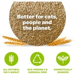 SWheat Scoop Multi-Cat Unscented Natural Clumping Wheat Cat Litter -Cat Supplies 90872 PT3. AC SS1800 V1667519597