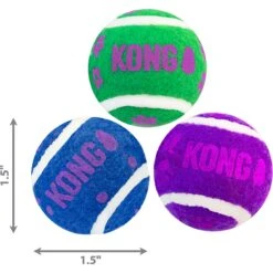 KONG Tennis Balls With Bells Cat Toy -Cat Supplies 91319 PT2. AC SS1800 V1603134100