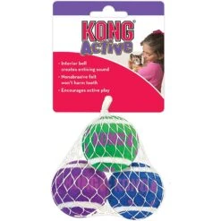 KONG Tennis Balls With Bells Cat Toy -Cat Supplies 91319 PT3. AC SS1800 V1603148804