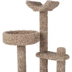 Frisco 64-in Real Carpet Wooden Cat Tree And Condo -Cat Supplies 914950 PT3. AC SS1800 V1697733163