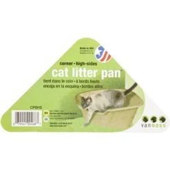 Frisco Collapsible Wire Cat Cage Playpen & Van Ness High Side Corner Cat Litter Pan, Blue -Cat Supplies 933382 PT6. AC SS1800 V1692304098