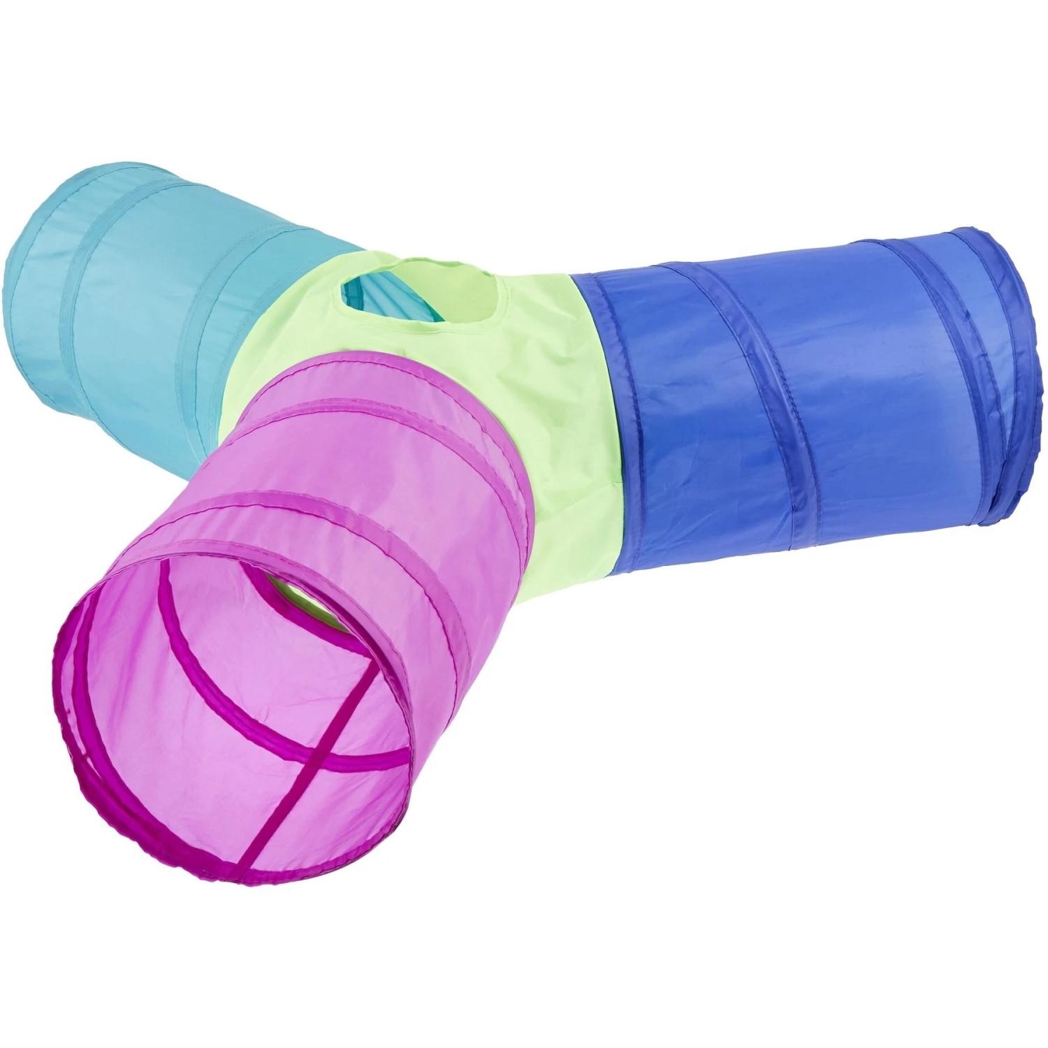 Frisco Foldable Play Tri-Tunnel Cat Toy & Frisco Butterfly Cat Tracks Cat Toy 2 Frisco Foldable Play Tri-Tunnel Cat Toy & Frisco Butterfly Cat Tracks Cat Toy - Image 2