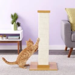 SmartCat The Ultimate 32-in Sisal Cat Scratching Post & SmartCat Bootsie's Combination Scratcher -Cat Supplies 933614 PT4. AC SS1800 V1692303300