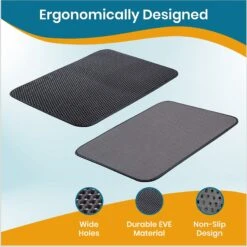 PAWBEE Cat Litter Mat, 30 X 24-in -Cat Supplies 944870 PT2. AC SS1800 V1693317691