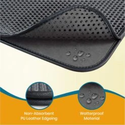 PAWBEE Cat Litter Mat, 30 X 24-in -Cat Supplies 944870 PT4. AC SS1800 V1693317637