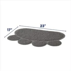 Van Ness Enclosed Cat Litter Pan & Frisco Paw Shaped Cat Litter Mat -Cat Supplies 947414 PT5. AC SS1800 V1693600694