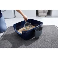 Frisco Open Top Cat Litter Box With Rim, Large & Frisco Plastic Litter Scooper With Caddy -Cat Supplies 947526 PT7. AC SS1800 V1693600340