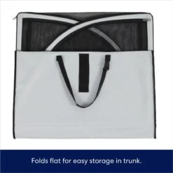 Frisco Travel Safety Dog & Cat Carrier & Pet Fit For Life Collapsible Portable Litter Box With Collapsible Bowl -Cat Supplies 947670 PT3. AC SS1800 V1693925028