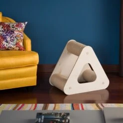 On2Pets Activity Pyramid Three Post Sisal Cat Scratcher, Beige -Cat Supplies 953294 PT2. AC SS1800 V1695239873