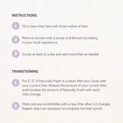 Naturally Fresh Harmony Lavender & Bamboo Scented Clumping Cat Litter -Cat Supplies 961182 PT8. AC SS1800 V1697711089