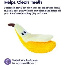 Catstages Dental Banana Cat Chew Toy With Catnip & Catstages Fresh Breath Mint Stick Cat Chew Toy 12 Catstages Dental Banana Cat Chew Toy With Catnip & Catstages Fresh Breath Mint Stick Cat Chew Toy -Cat Supplies 962038 PT3. AC SS1800 V1694783953