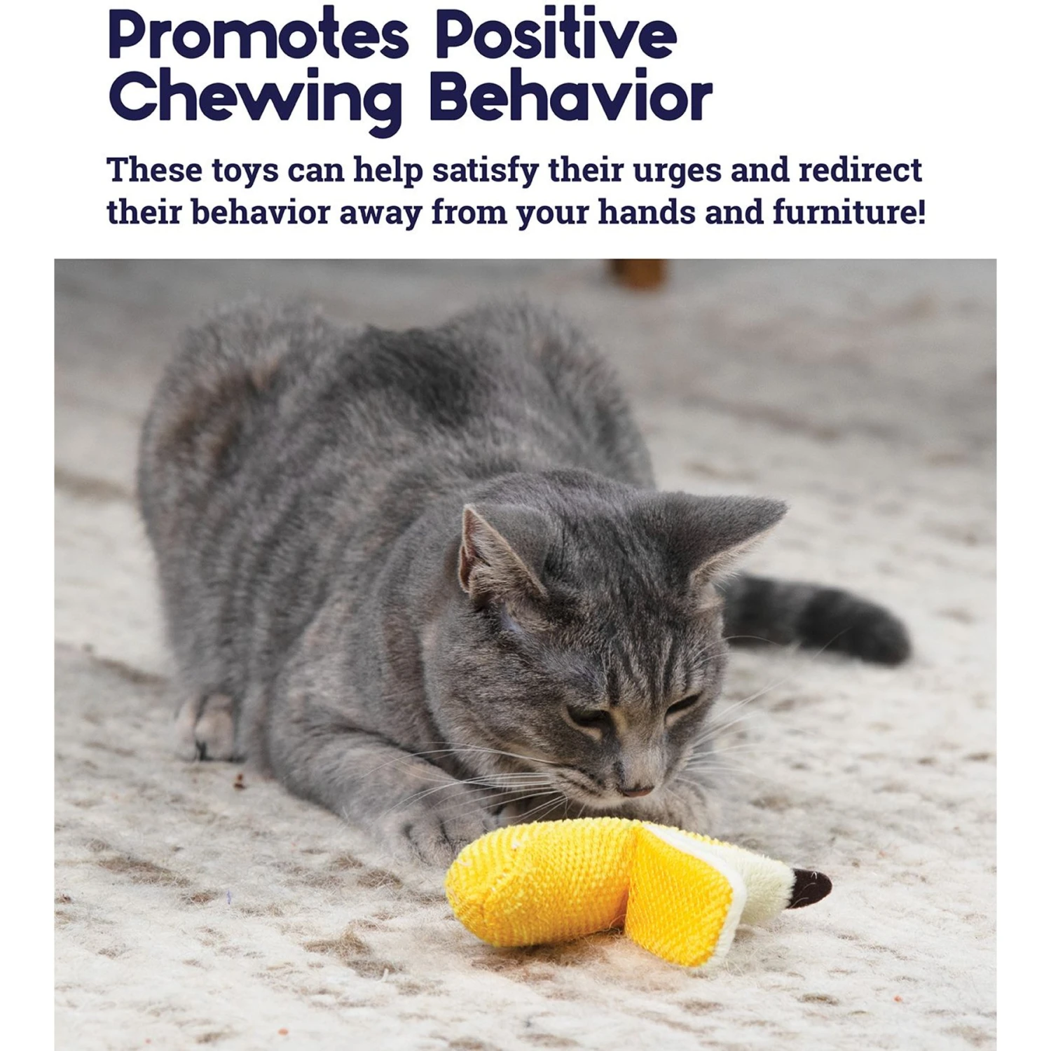 Catstages Dental Banana Cat Chew Toy With Catnip & Catstages Fresh Breath Mint Stick Cat Chew Toy 5 Catstages Dental Banana Cat Chew Toy With Catnip & Catstages Fresh Breath Mint Stick Cat Chew Toy - Image 5