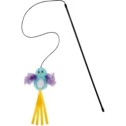 Frisco Colorful Springs Cat Toy & Frisco Bird With Feathers Teaser Wand Cat Toy With Catnip -Cat Supplies 962126 PT5. AC SS1800 V1694782921